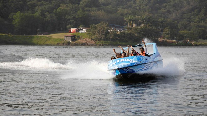 Aamby Vally water sports on jetboat